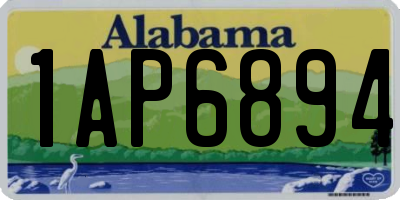 AL license plate 1AP6894