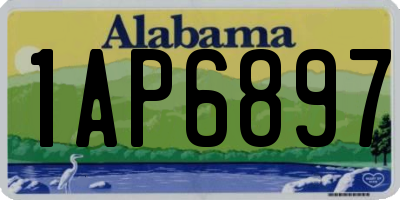 AL license plate 1AP6897