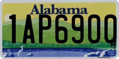 AL license plate 1AP6900