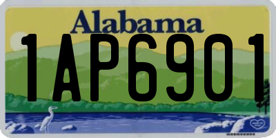 AL license plate 1AP6901