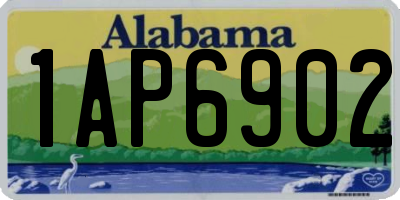 AL license plate 1AP6902