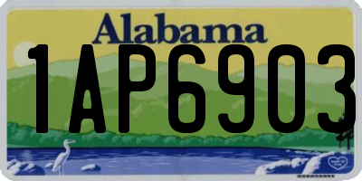 AL license plate 1AP6903