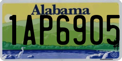 AL license plate 1AP6905