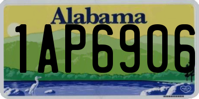 AL license plate 1AP6906