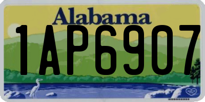 AL license plate 1AP6907