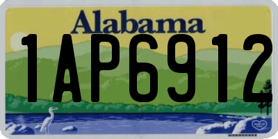 AL license plate 1AP6912