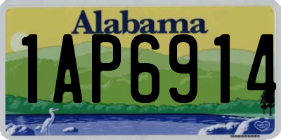 AL license plate 1AP6914