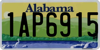 AL license plate 1AP6915