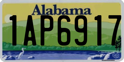 AL license plate 1AP6917
