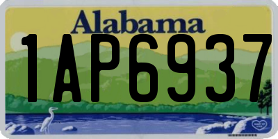 AL license plate 1AP6937