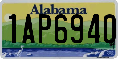 AL license plate 1AP6940