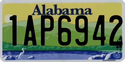AL license plate 1AP6942