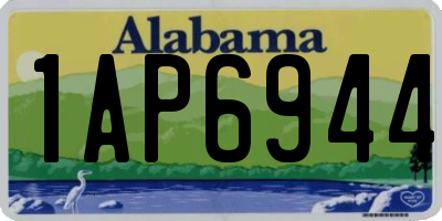 AL license plate 1AP6944