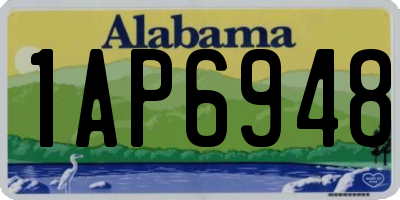 AL license plate 1AP6948