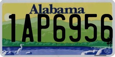 AL license plate 1AP6956