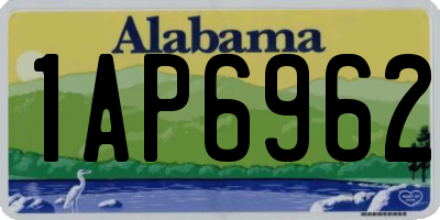AL license plate 1AP6962