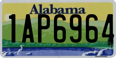 AL license plate 1AP6964