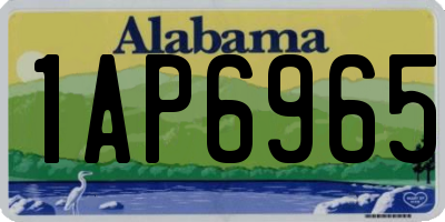 AL license plate 1AP6965