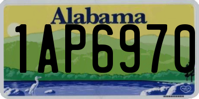AL license plate 1AP6970