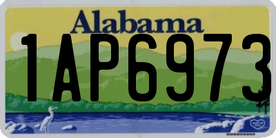 AL license plate 1AP6973