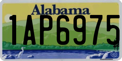 AL license plate 1AP6975