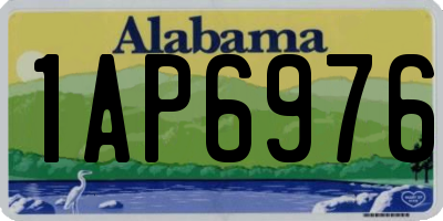 AL license plate 1AP6976