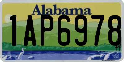 AL license plate 1AP6978