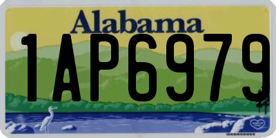 AL license plate 1AP6979