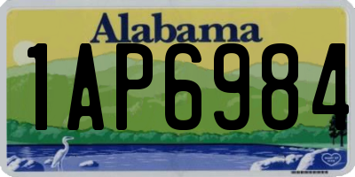 AL license plate 1AP6984