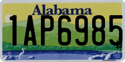 AL license plate 1AP6985