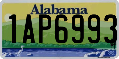 AL license plate 1AP6993