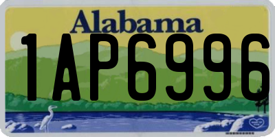 AL license plate 1AP6996