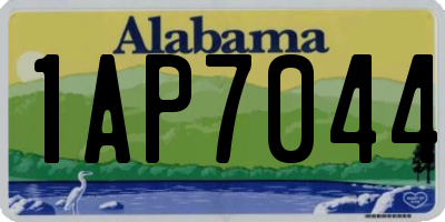 AL license plate 1AP7044