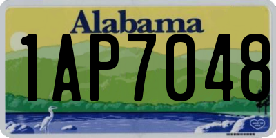 AL license plate 1AP7048