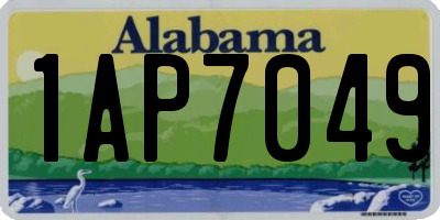 AL license plate 1AP7049