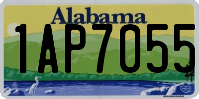 AL license plate 1AP7055