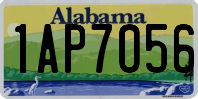 AL license plate 1AP7056