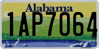 AL license plate 1AP7064