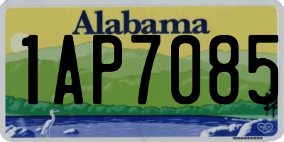 AL license plate 1AP7085