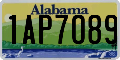 AL license plate 1AP7089