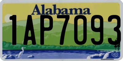 AL license plate 1AP7093