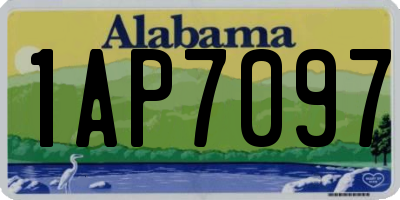 AL license plate 1AP7097