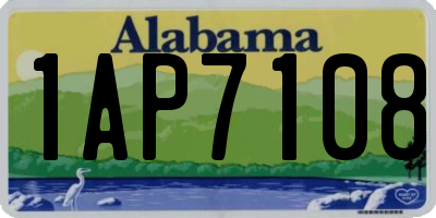 AL license plate 1AP7108