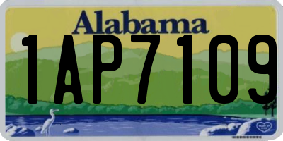 AL license plate 1AP7109