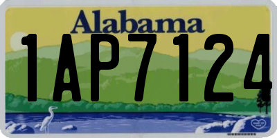 AL license plate 1AP7124