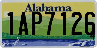 AL license plate 1AP7126