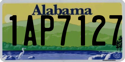 AL license plate 1AP7127