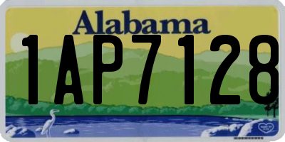 AL license plate 1AP7128