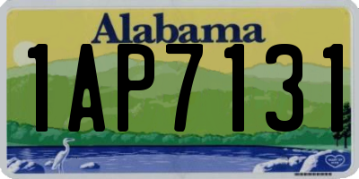AL license plate 1AP7131