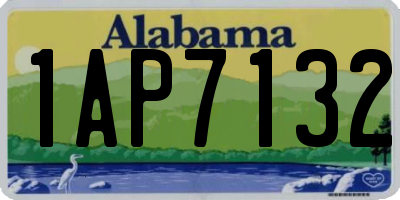 AL license plate 1AP7132